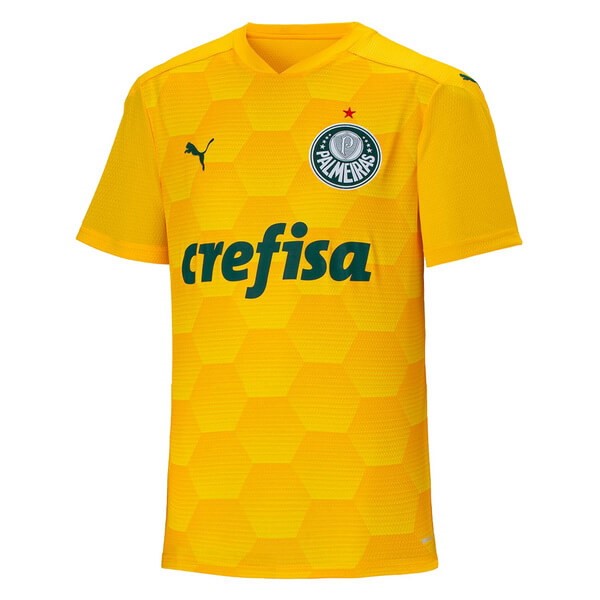 Thailande Maillot Football Palmeiras Domicile Gardien 2020-21 Jaune